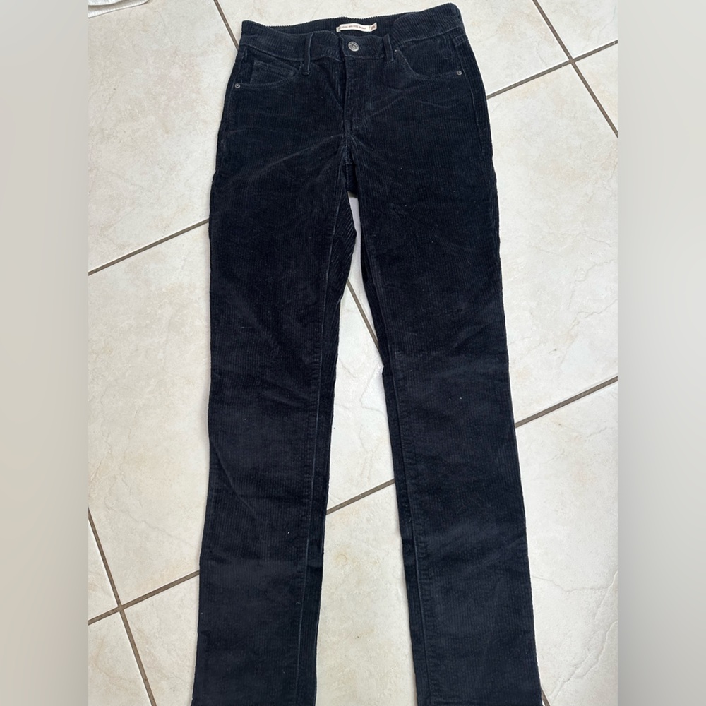 Levi's Pant | Women’s 26 | Blue Corduroy Classic Mid Rise Skinny Stretch